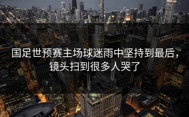 国足世预赛主场球迷雨中坚持到最后,镜头扫到很多人哭了 国足世预赛主场球迷雨中坚持到最后,镜头扫到很多人哭了