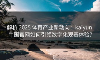 解析 2025 体育产业新动向：kaiyun 中国官网如何引领数字化观赛体验？