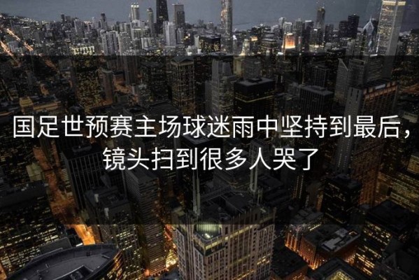 国足世预赛主场球迷雨中坚持到最后，镜头扫到很多人哭了